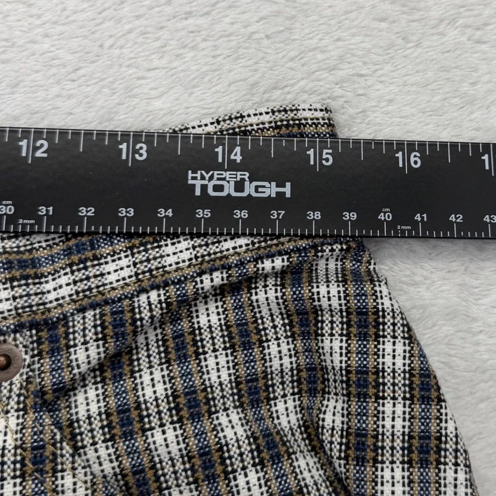 Levi's High Baggy Shorts Men 29 Plaid Shorts Cotton Casual 5-Pocket